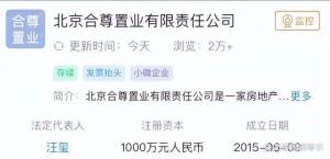 汪小菲：开房地产公司年利润10元？别小看这个数字！