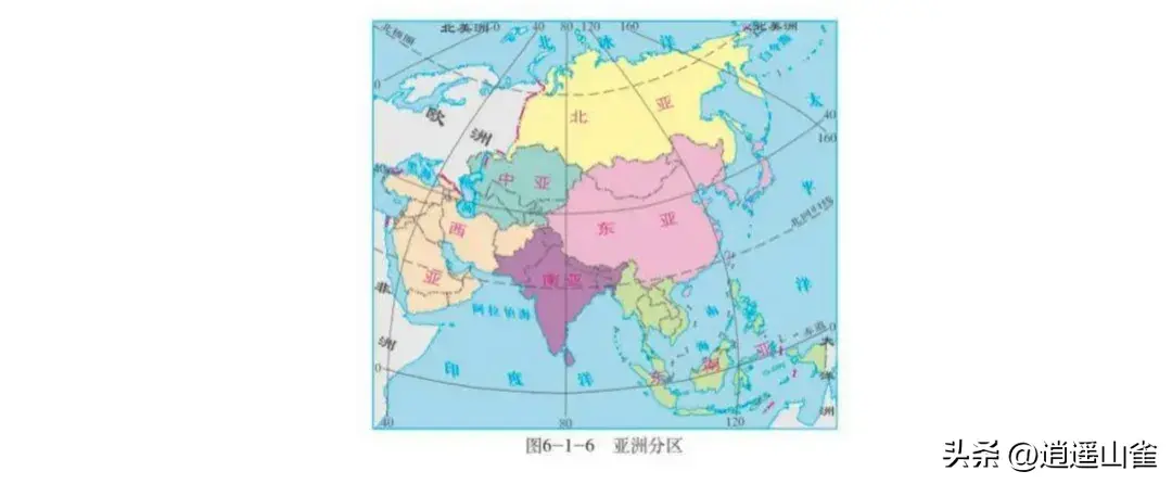 七年级下册地理第六章第一节“亚洲的位置”速记口诀顺口溜  第4张