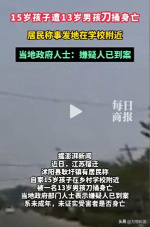 监狱发声！13岁男孩捅人被抓，家属含泪曝当天经过，看完倒吸凉气  第1张