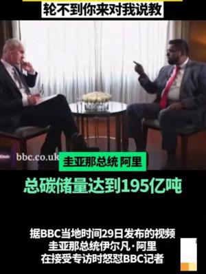 圭亚那总统怒怼BBC记者引发全球关注：环保还是发展不容忽视？