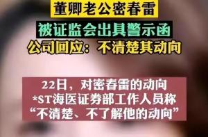 董卿丈夫密春雷被强制执行7亿，目前行踪成谜，已失联5个多月-图12