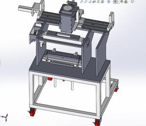 自动涂胶机设备3D模型图纸 Solidworks设计-图3