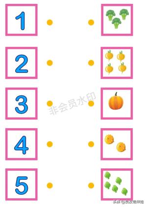 有趣的1-10数感游戏小中班必备资料  第11张