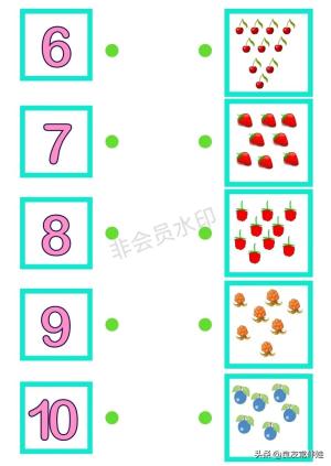 有趣的1-10数感游戏小中班必备资料  第12张