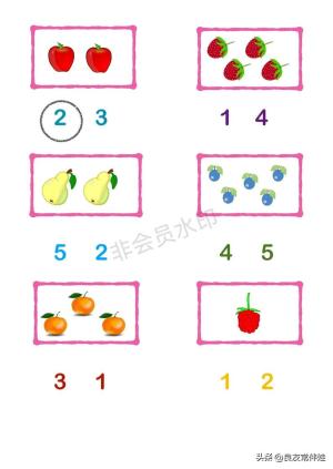 有趣的1-10数感游戏小中班必备资料  第22张