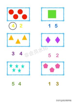 有趣的1-10数感游戏小中班必备资料  第23张