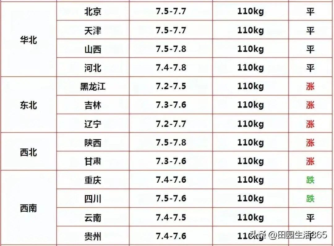 明天2024.4.11日生猪价格，稳中上涨