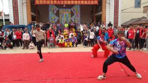 草塘村正月十六年例醒狮表演#现场实拍