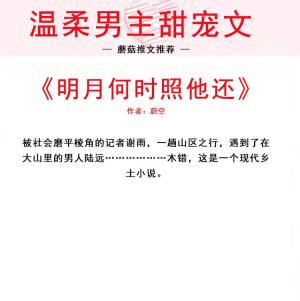 温柔男主甜宠文，内敛沉稳温文尔雅，使人欲罢不能，只愿岁月静好