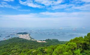 海陵岛天麓山，最高的视觉俯瞰海陵岛，风车教堂配山海，美如画卷-图4