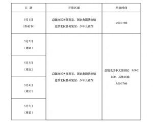 国家图书馆 “五一”劳动节开馆安排来了  第1张