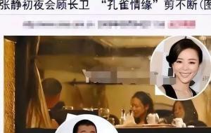 后悔了？车震门”后，张静初自曝无性婚姻：住豪宅，守破烂”