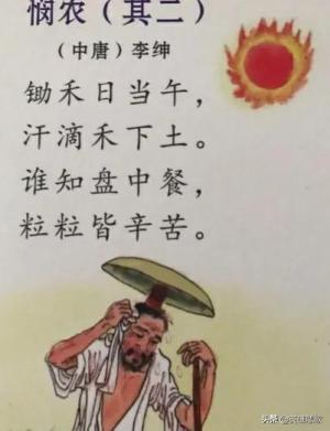 他写下：“锄禾日当午，汗滴禾下土”，自己却骄淫奢侈，鱼肉百姓