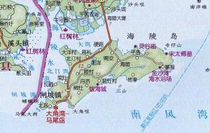 广东阳江江城区一个大镇，位于海岛之上，拥有大角湾景区  第1张