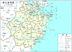 浙江省2023年版行政区划地图（含11大地级市高清地图）  第1张