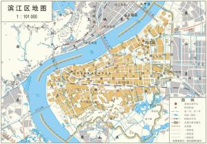 浙江省杭州市（13区县）标准地图  第2张