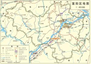 浙江省杭州市（13区县）标准地图  第4张