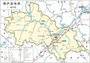 浙江省杭州市（13区县）标准地图  第10张