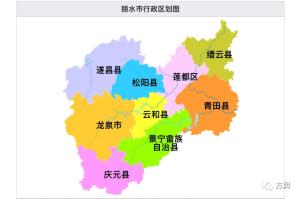 「地图」浙江各地市的行政区划地图