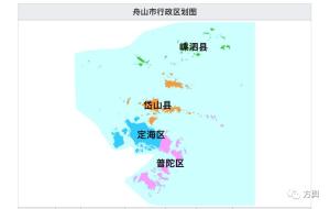 「地图」浙江各地市的行政区划地图