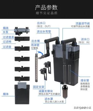 对比评测小型鱼缸壁挂过滤器，雅博EX120vs森森HBL-803-图6