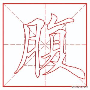 每日一字860：腹  第3张