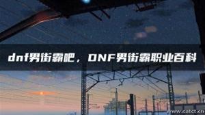 dnf男街霸吧，DNF男街霸职业百科  第1张