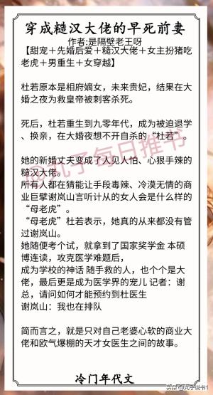 精选！冷门年代好文，年代文反派大佬的早逝前妻重生了强推  第8张