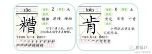 最新版二年级上册语文玲玲的画生字卡片-图3