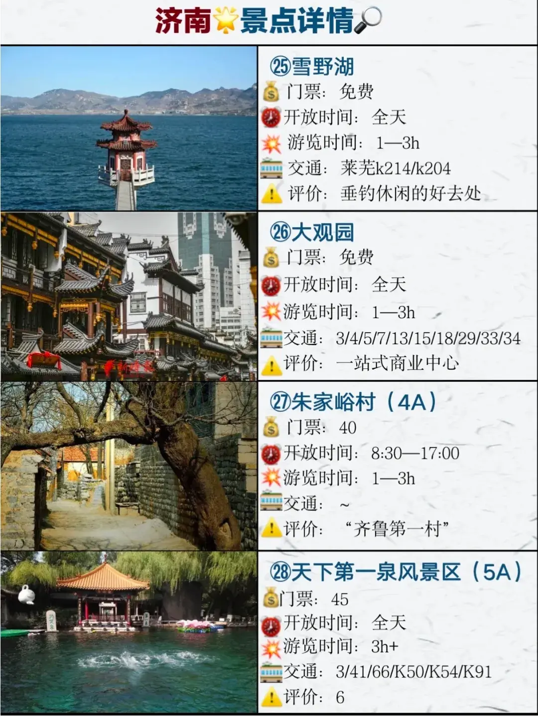 济南景点大全，收藏起来用得着  第8张